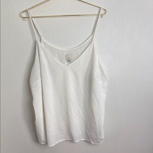 a new day Women's White Camisole Top